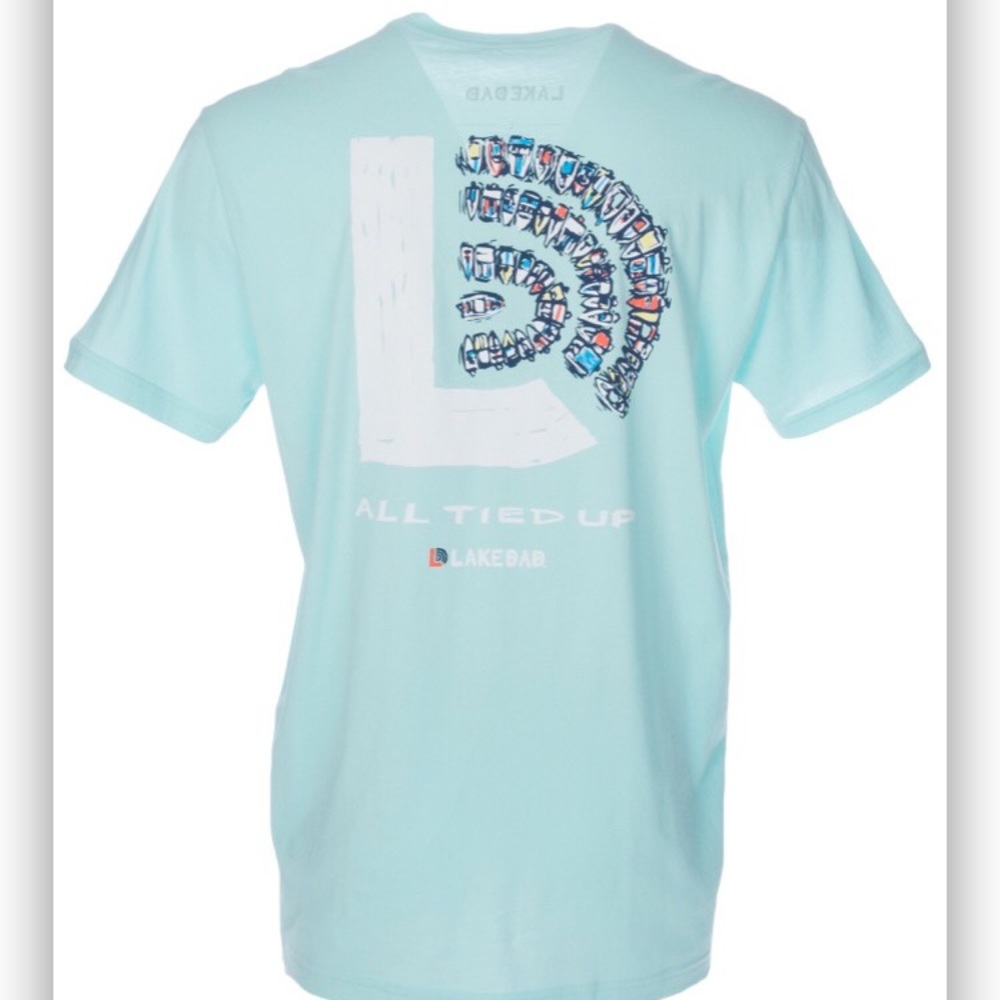 Lake Dad All Tied Up Short Sleeve Tee